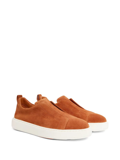 Santoni Suede Sneakers