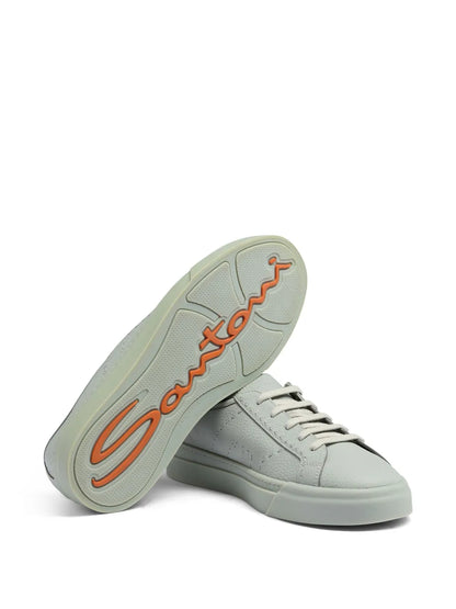 Santoni Double Buckle Sneakers