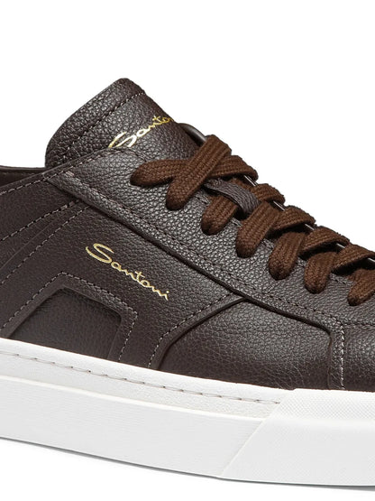 Santoni Double Buckle Sneakers