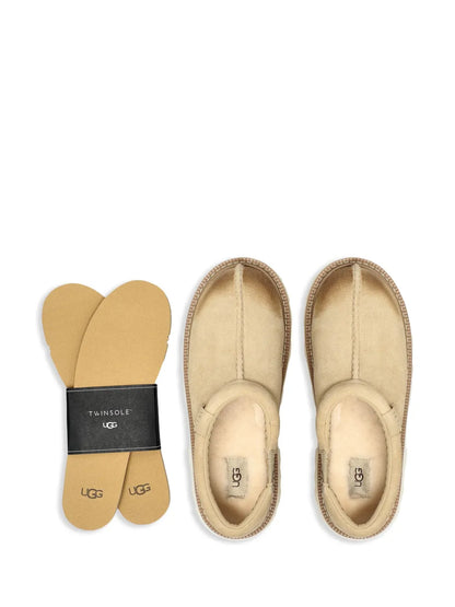 Ugg M Tasman Lug Mules - Ugg - Leather - Beige