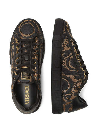 Versace Barocco Jacquard Greca Sneakers