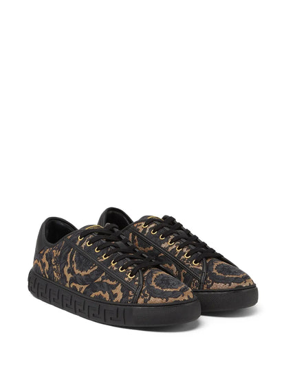 Versace Barocco Jacquard Greca Sneakers