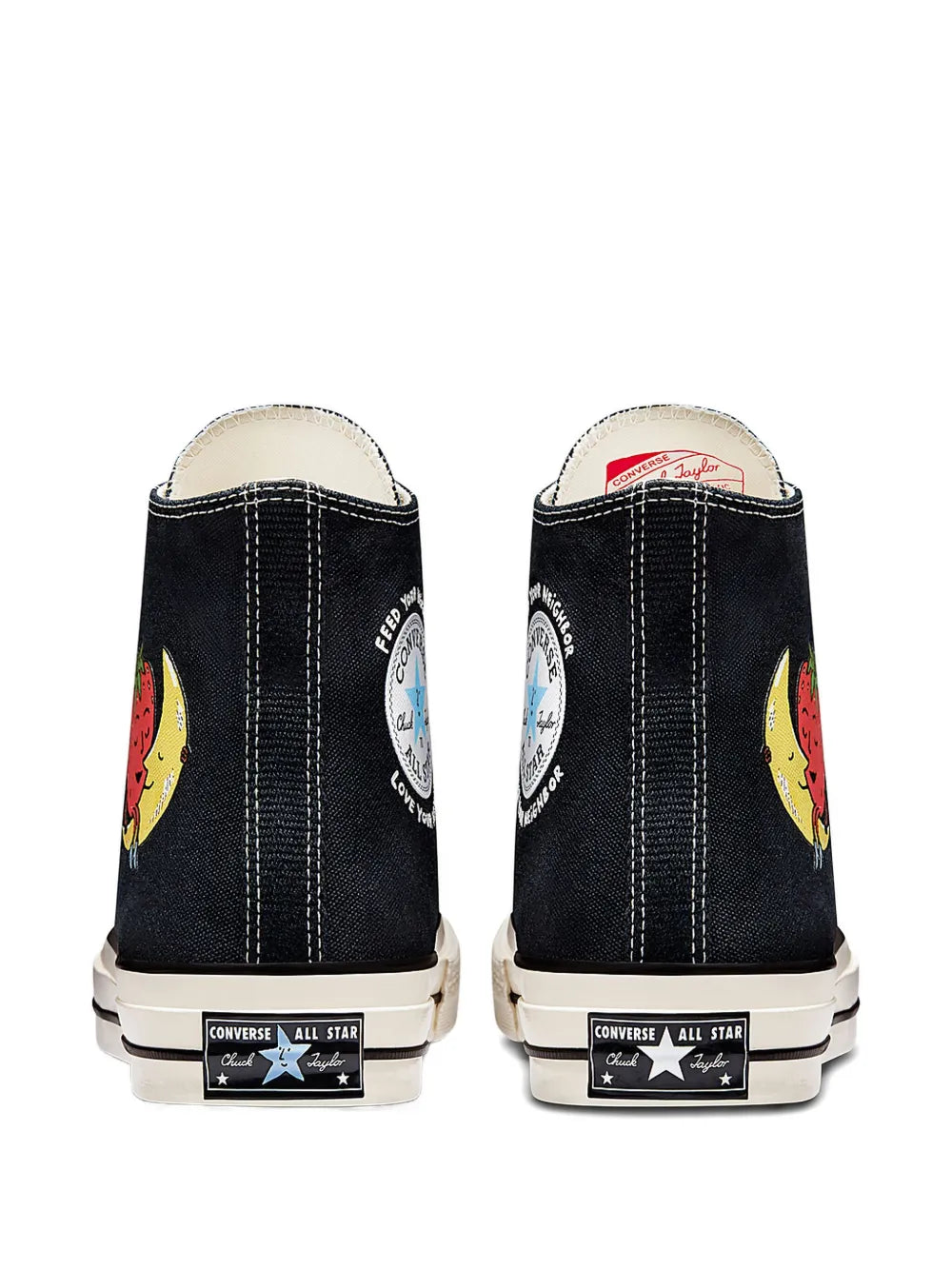 Sky High Farm Cotton-Denim Trainers