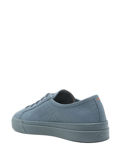Santoni Leather Sneakers