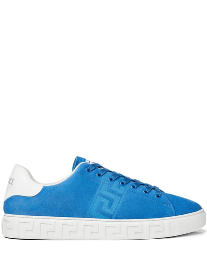 Versace Greca Suede Sneakers