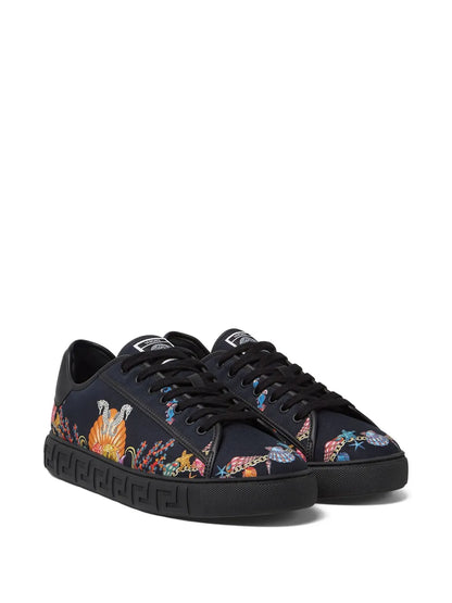 Versace Coral Theatre Greca Sneakers
