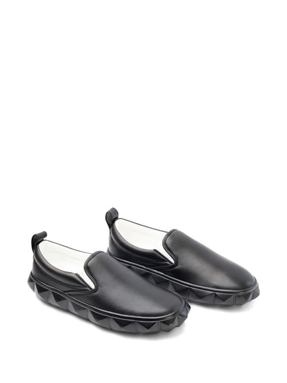 Valentino Garavani Leather Slip-On Sneakers