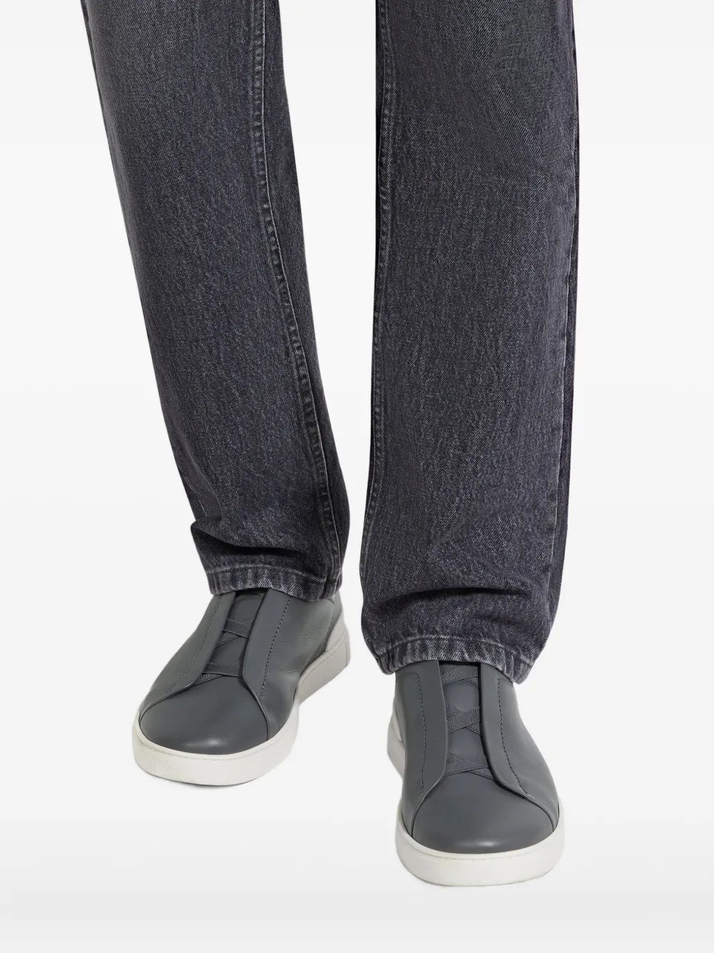 Zegna Leather Sneakers