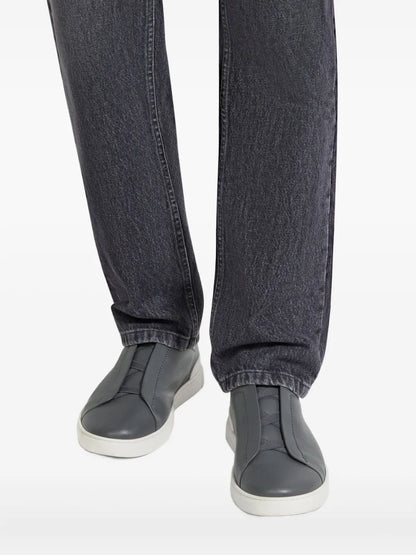 Zegna Leather Sneakers