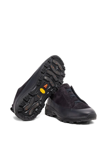 Zegna Triple Stitch?Leather Suede Sneakers