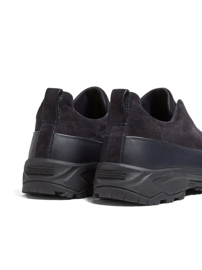 Zegna Triple Stitch?Leather Suede Sneakers