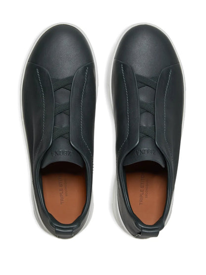 Zegna Secondskin Triple Stitch?Sneakers