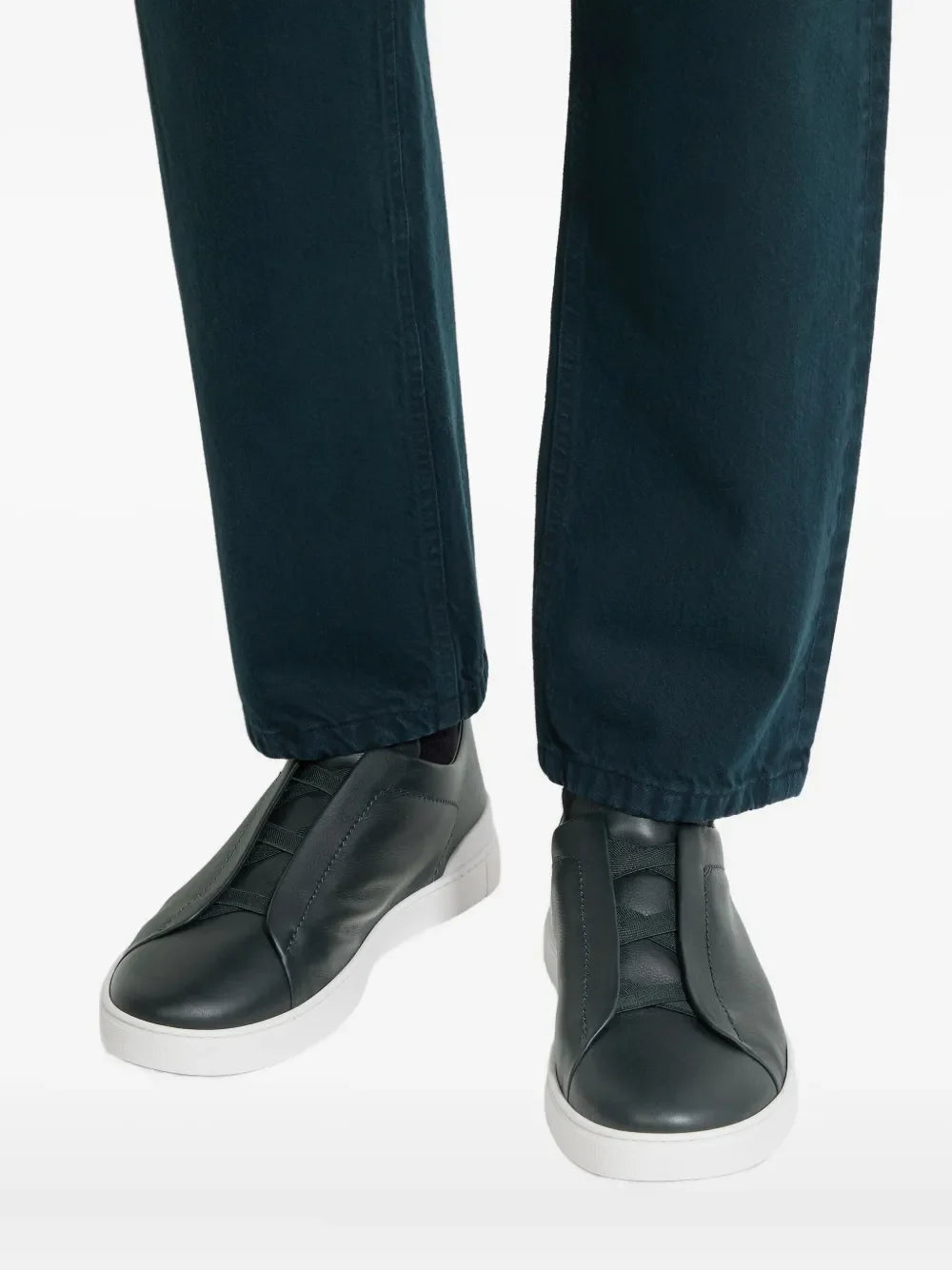 Zegna Secondskin Triple Stitch?Sneakers