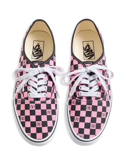 Valentino Garavani X Vans Vlogo Checkerboard-Print Low-Top Sneakers