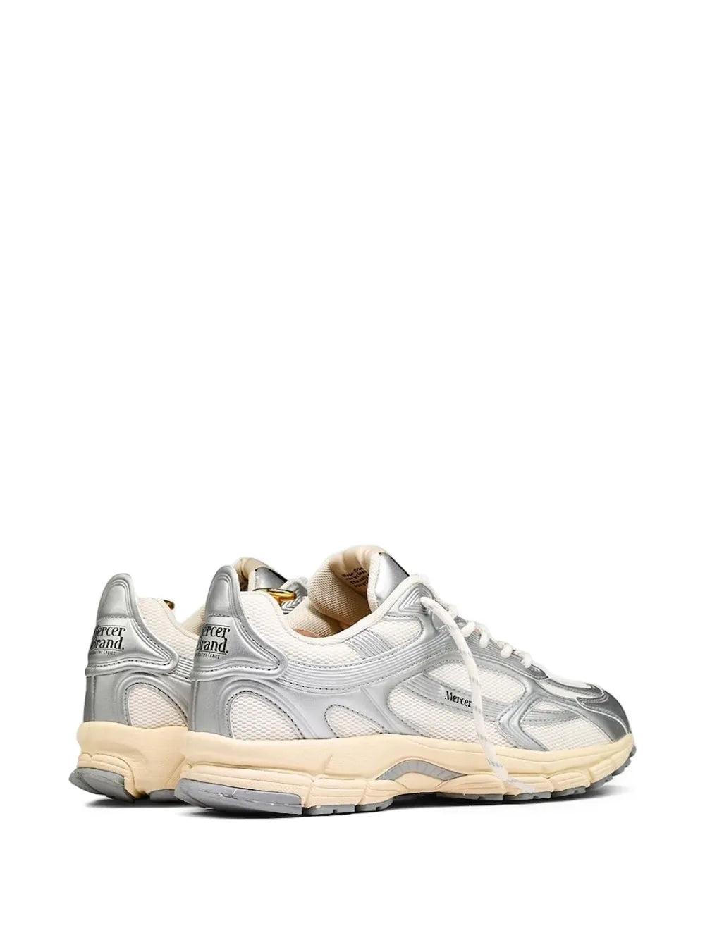 The Mercer Brand Metallic-Leather Sneakers