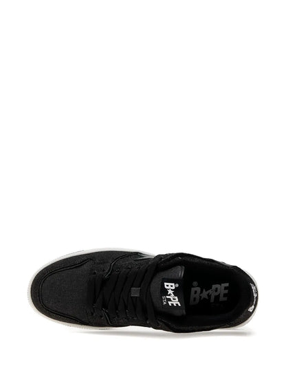 A Bathing Ape?Star-Embellished Denim Trainers
