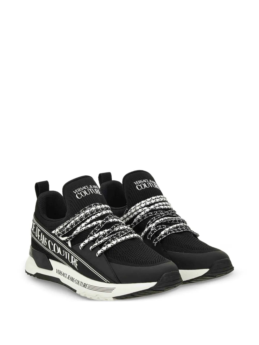 Versace Jeans Couture Lace-Up Logo Sneakers
