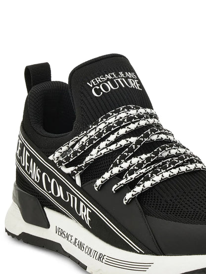 Versace Jeans Couture Lace-Up Logo Sneakers