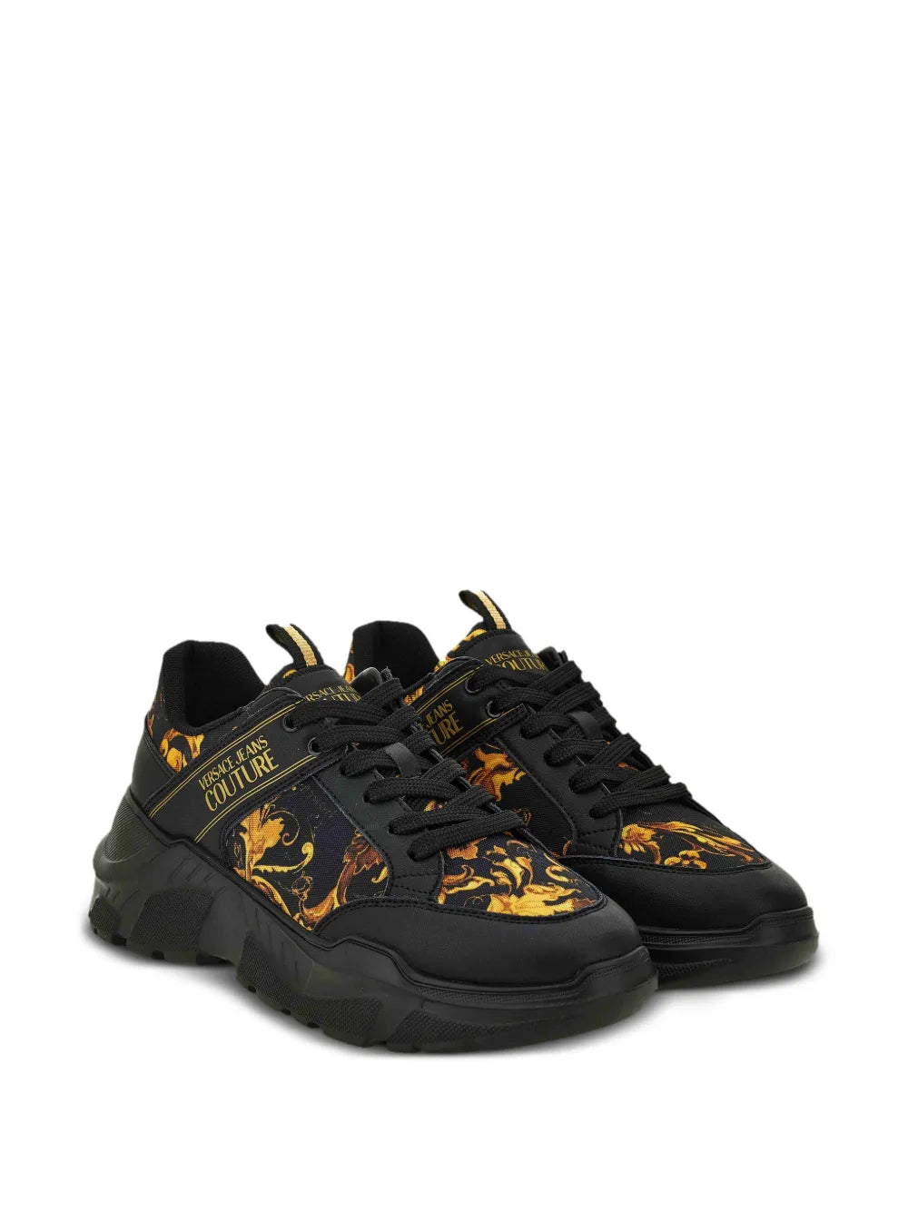 Versace Jeans Couture Watercolor Couture-Print Sneakers