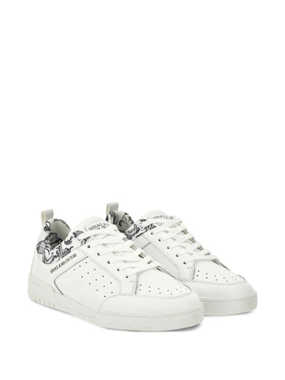 Versace Jeans Couture Barocco-Print Perforated Sneakers