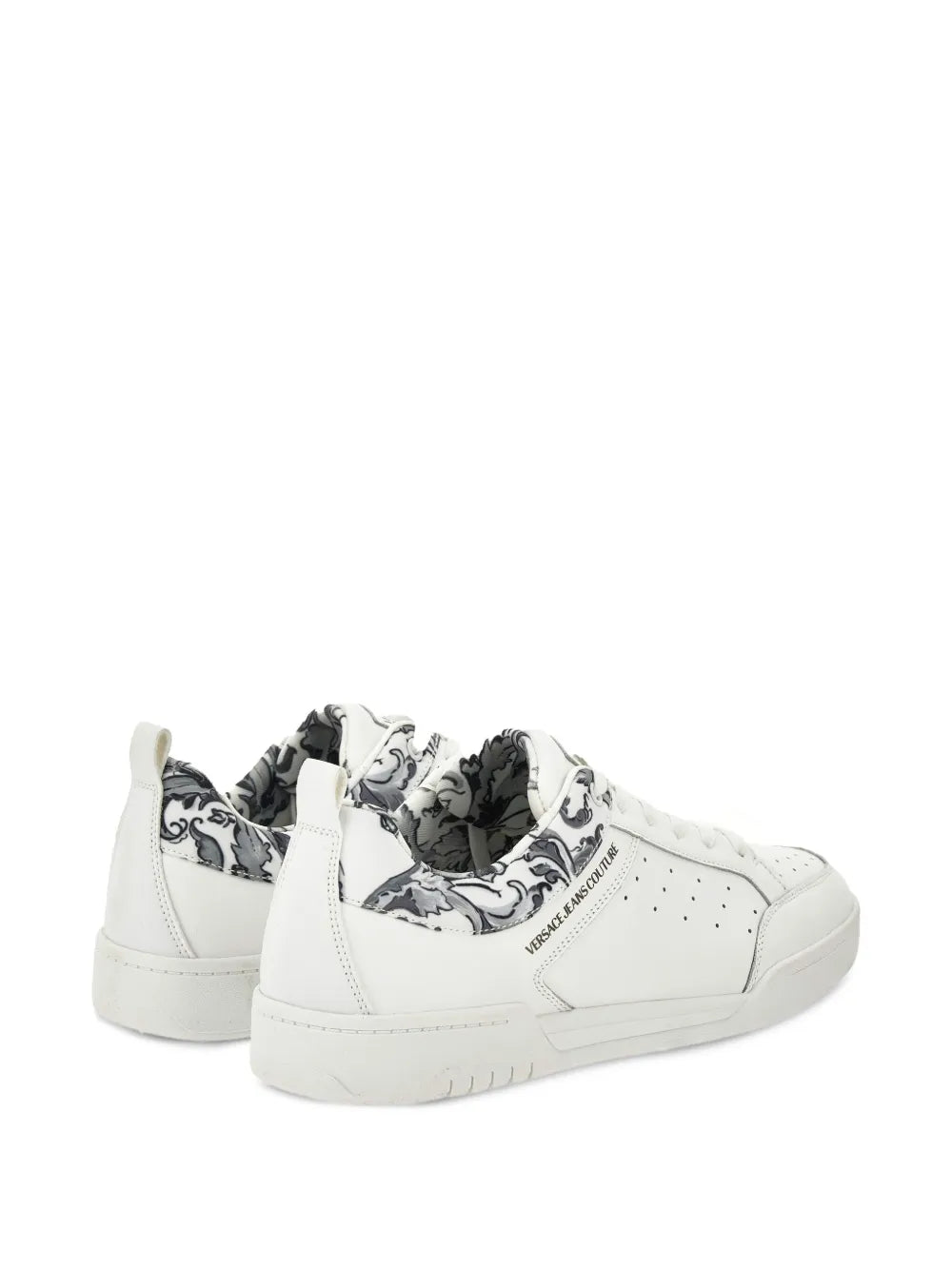 Versace Jeans Couture Barocco-Print Perforated Sneakers