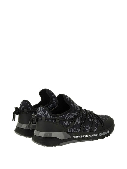 Versace Jeans Couture Logo-Print Lace-Up Sneakers
