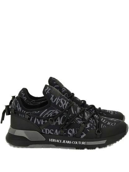 Versace Jeans Couture Logo-Print Lace-Up Sneakers