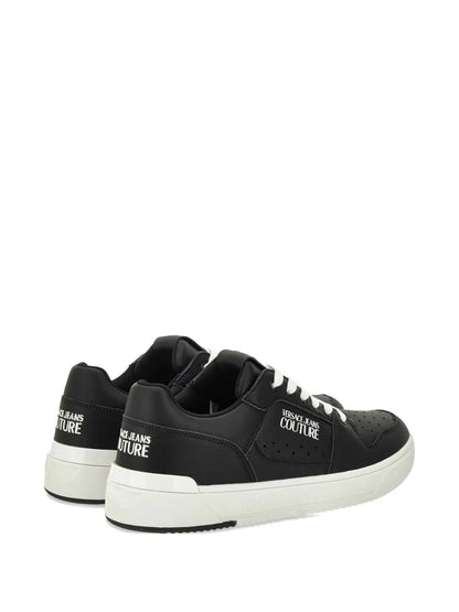 Versace Jeans Couture Logo-Detailed Leather Sneakers