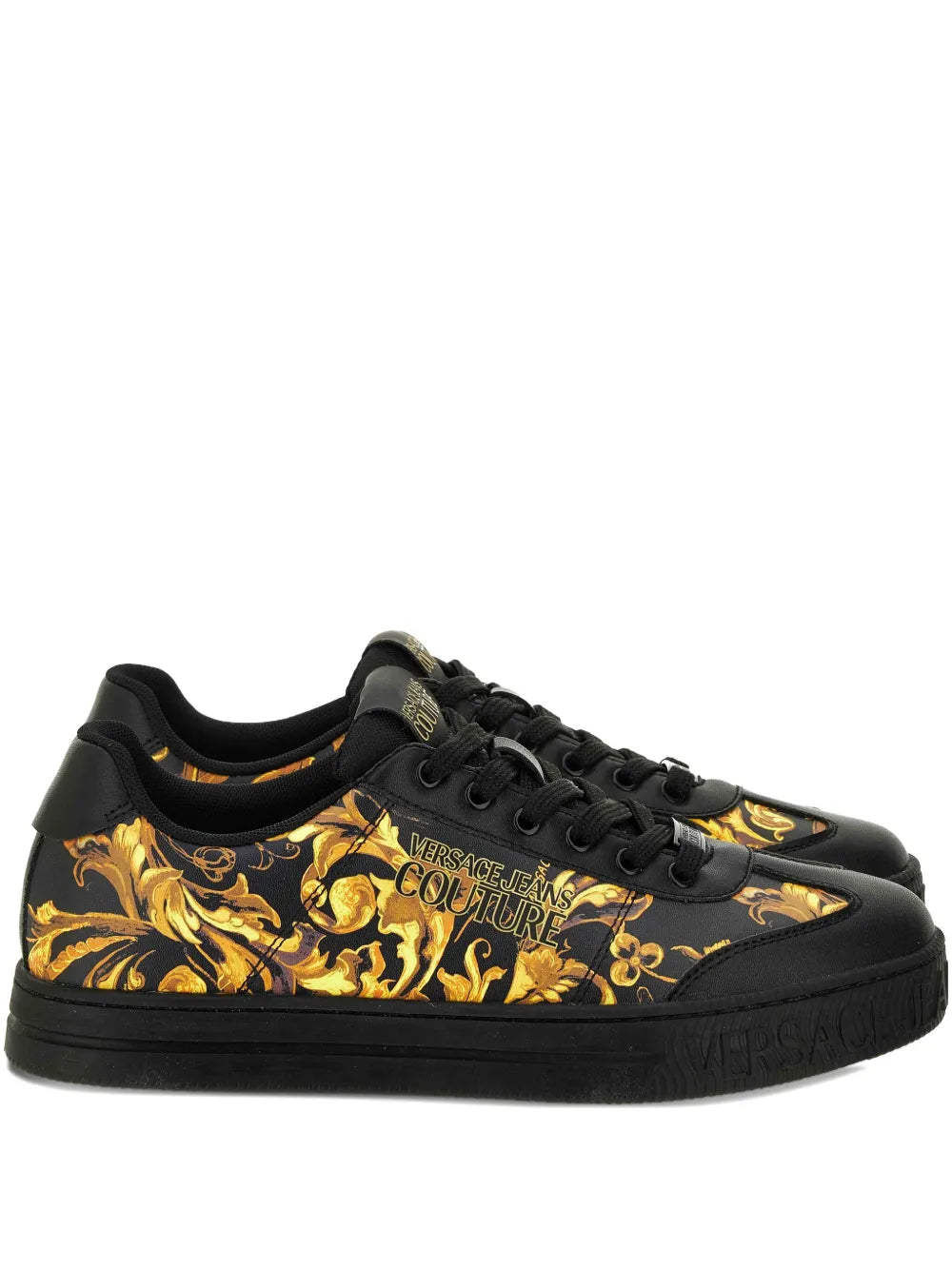 Versace Jeans Couture Baroque-Print Sneakers
