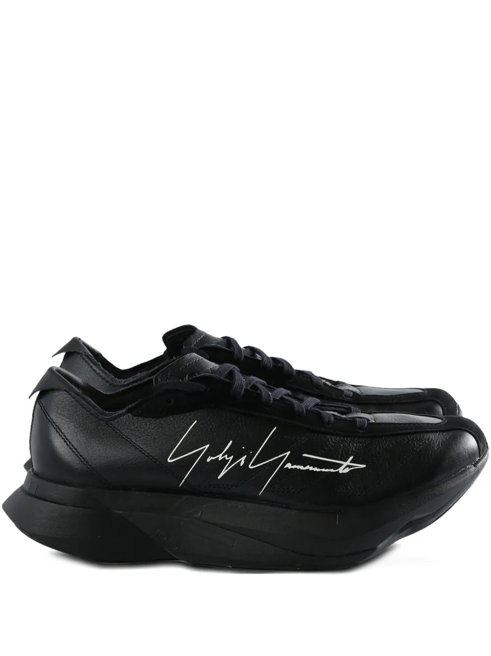 Y-3 Adios Pro 3.0 Lx Signature-Detail Leather Trainers