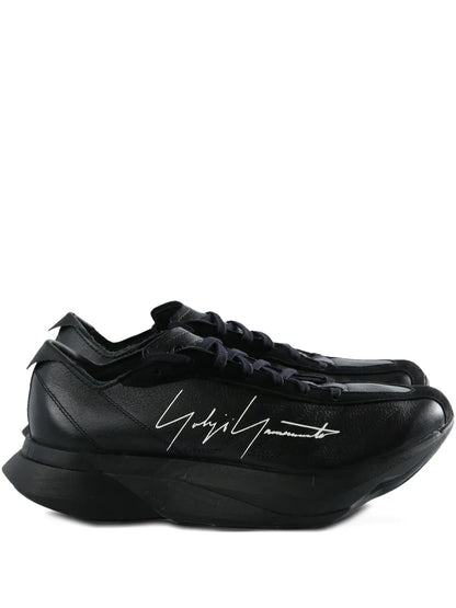 Y-3 Adios Pro 3.0 Lx Signature-Detail Leather Trainers