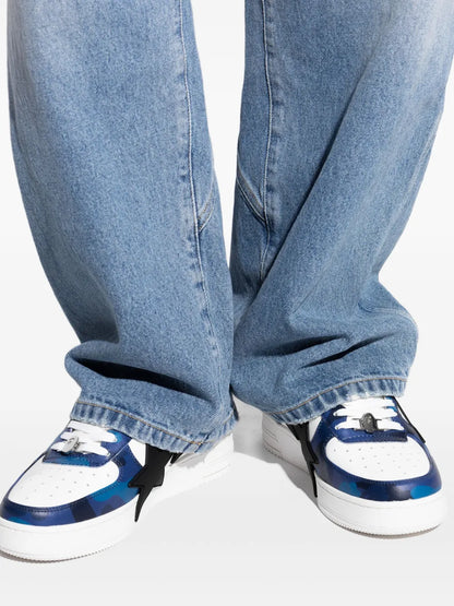 A Bathing Ape?Star-Patch Sneakers