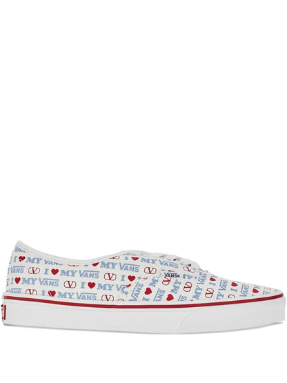 Valentino Garavani X Vans Love-Print Low-Top Sneakers
