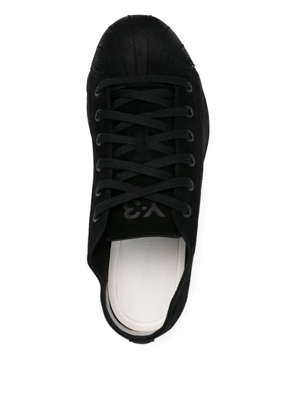 Y-3 Suede Shell-Toe Sneakers