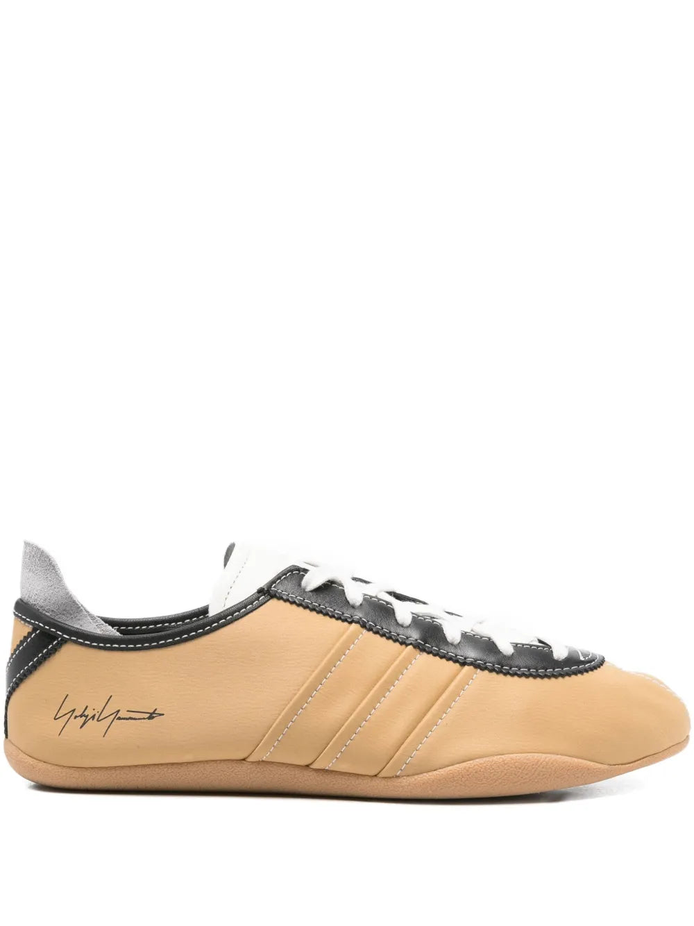 Y-3 Striped Lace-Up Sneakers
