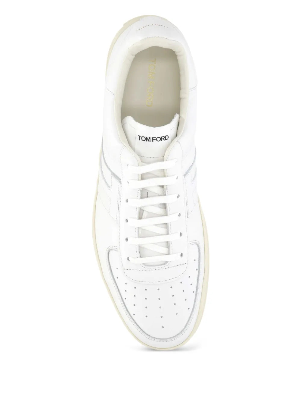 Tom Ford Leather Panelled Sneakers
