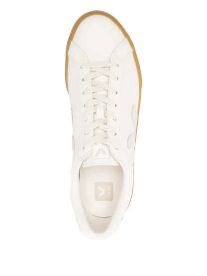 Veja Leather V Logo Sneakers