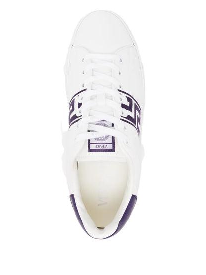Versace Greek Key Stripe Trainers
