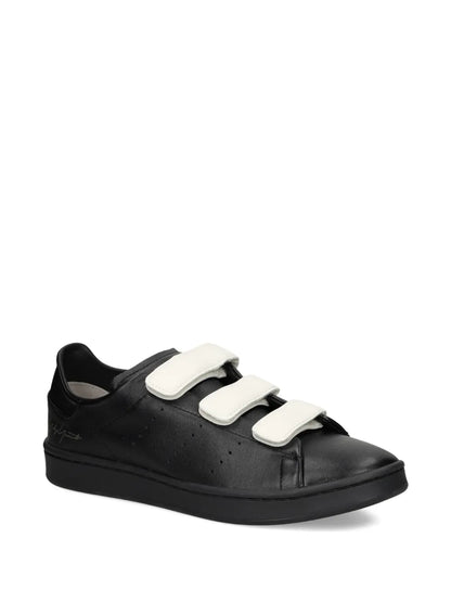 Y-3 Leather Strap Sneakers