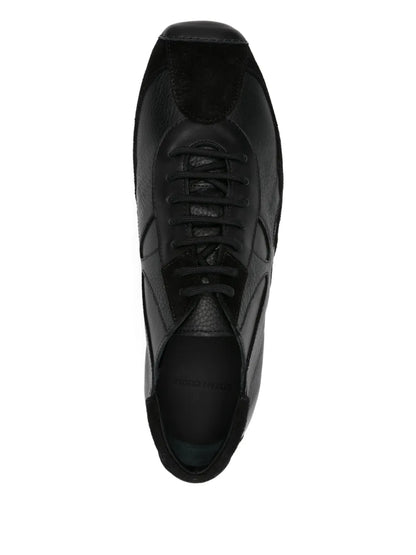 Stefan Cooke Leather Lace-Up Trainers