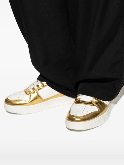 Versace Jeans Couture Metallic-Panel Sneakers