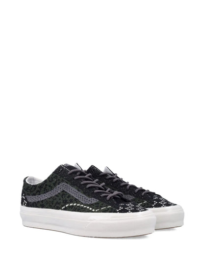 Vans Premium Old Skool Patterned-Knit Low-Top Sneakers