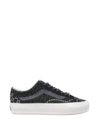 Vans Premium Old Skool Patterned-Knit Low-Top Sneakers