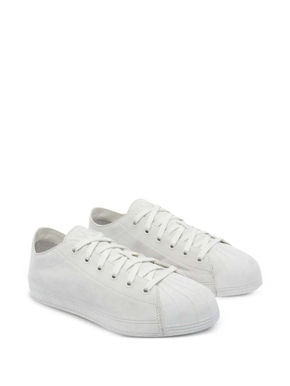 Y-3 Suede Leather Lace-Up Sneakers