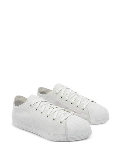 Y-3 Suede Leather Lace-Up Sneakers