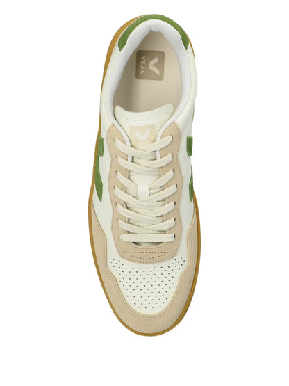 Veja V-90 Leather Suede Sneakers