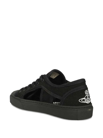 Vivienne Westwood Cut-Out Canvas Sneakers