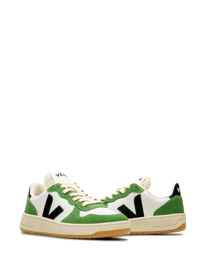 Veja V-10 Logo Suede Sneakers