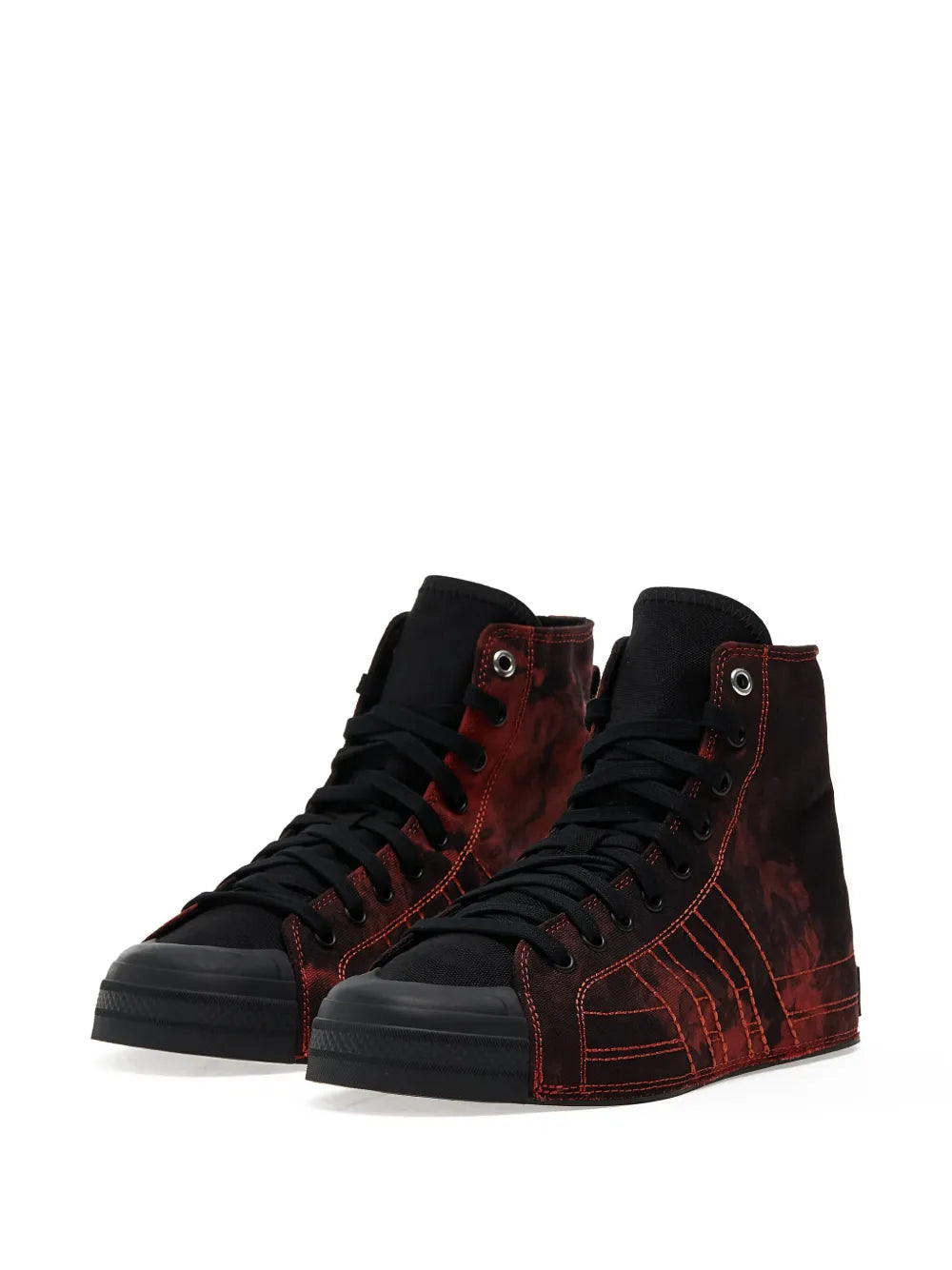Y-3 Nizza Hi Tie-Dye High-Top Sneakers