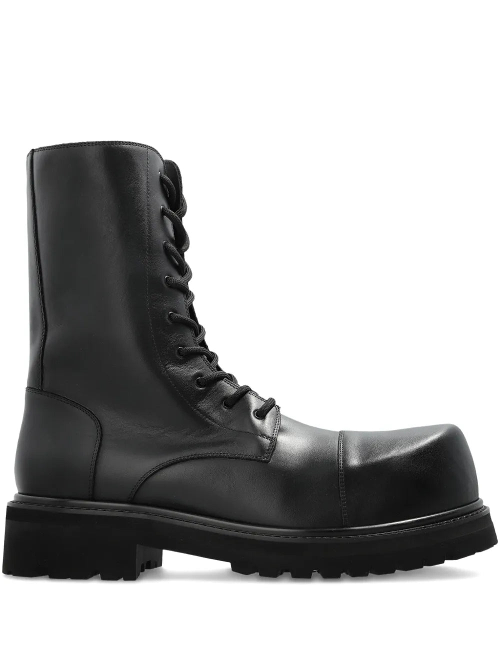 Vetements Lace-Up Round-Toe Boots
